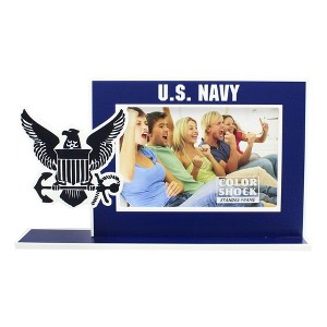 Toynk U.S. Navy Color Shock 4”X6” Standee Picture Frame - 1 of 3