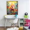 Stupell Industries Colorful Dinosaur in Jungle Floating Frame Canvas Art - 3 of 4