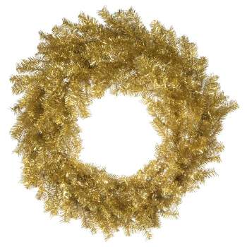 Vickerman Artificial Gold/Silver Tinsel Wreath