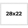 PosterPalooza | Textured White Picture Frame - UV Acrylic, Backing Board, Hanging Hardware Included - 2 of 4