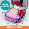 Bentology Insulated Lunch Box w Snack Pocket & Water Bottle Holder - Boys or Kids Lunchbox Tote Keeps Food Hotter or Colder Longer - Reusable Bag Fits - 4 of 4