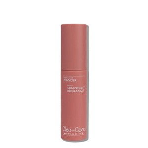 cleo+coco. Body and Hair Antiperspirants and Deodorant - Powder Grapefruit Bergamot - 0.88oz - 1 of 3