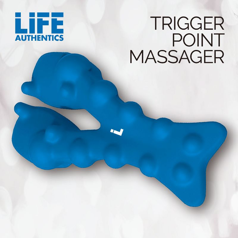Life Authentics  Trigger Point Massager Helps With Headaches, Migrains, Overall Body Tension Neck Shoulder Pain Relief Sitting Or Laying Down, 1 of 7