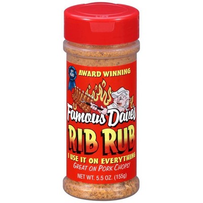 Famous Dave's Rib Rub Seasoning - 5.5oz