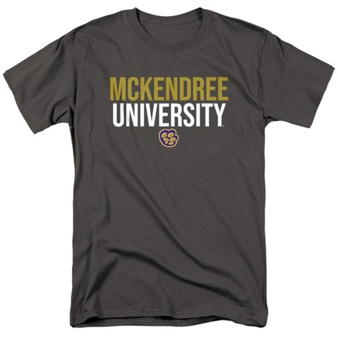 McKendree University Official Stacked Adult T Shirt, Black - image 1 of 4