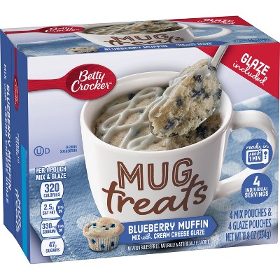 Betty Crocker Mug Treats Blueberry Muffin Mix - 4ct/11.8oz