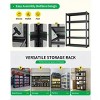 Metal kitchen storage rack, 1600 pound heavy-duty storage rack without import fees, 5-layer adjustable storage rack, practical catering storage rack - 2 of 4