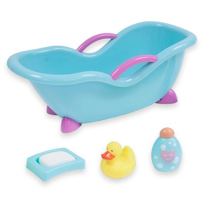 JC Toys For Keeps! 11" Bathtub 4pc Set