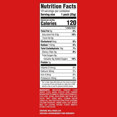 RITZ Drizzled Minis Fudge Crackers Snack Pack Lunch Snacks - 9oz/10ct