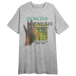 Genesis Invisible Touch Women's Heather Grey Night Shirt - 1 of 2