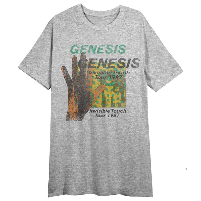 Genesis Invisible Touch Women's Heather Grey Night Shirt, 1 of 3