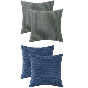 REGALWOVEN 4 Pcs Modern Sofa Home Decorative Throw Pillow Covers 18" x 18" - 1 of 4