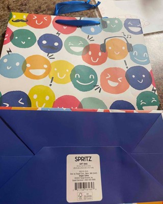 Medium Happy Dots Birthday Gift Bag Colorful - Spritz™ : Target