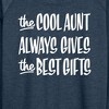 Women's - Instant Message - Best Christmas Gifts Cool Aunt Lightweight French Terry Slouchy - 2 of 4