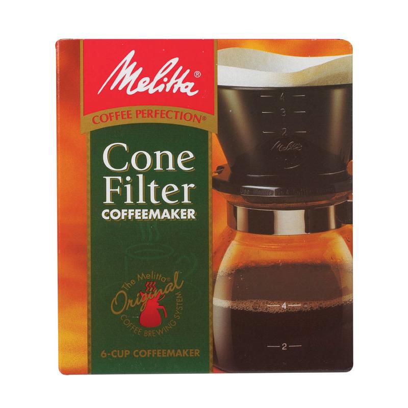Melitta 6 cups Black Pour-Over Coffee Brewer, 1 of 2