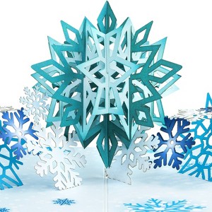 Paper Love Snowflake Pop Up Card - 1 of 4