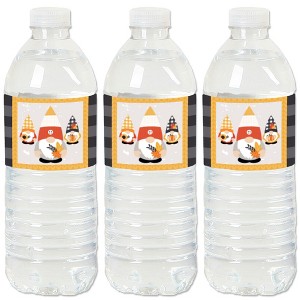 Big Dot of Happiness Fall Gnomes - Autumn Harvest Party Water Bottle Sticker Labels - Set of 20 - 1 of 4
