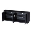 64'' Modern Sideboard Storage Cabinet with Drawers & Doors for Dining Room Entryway TV Console Use-Cuddlewood - 3 of 4