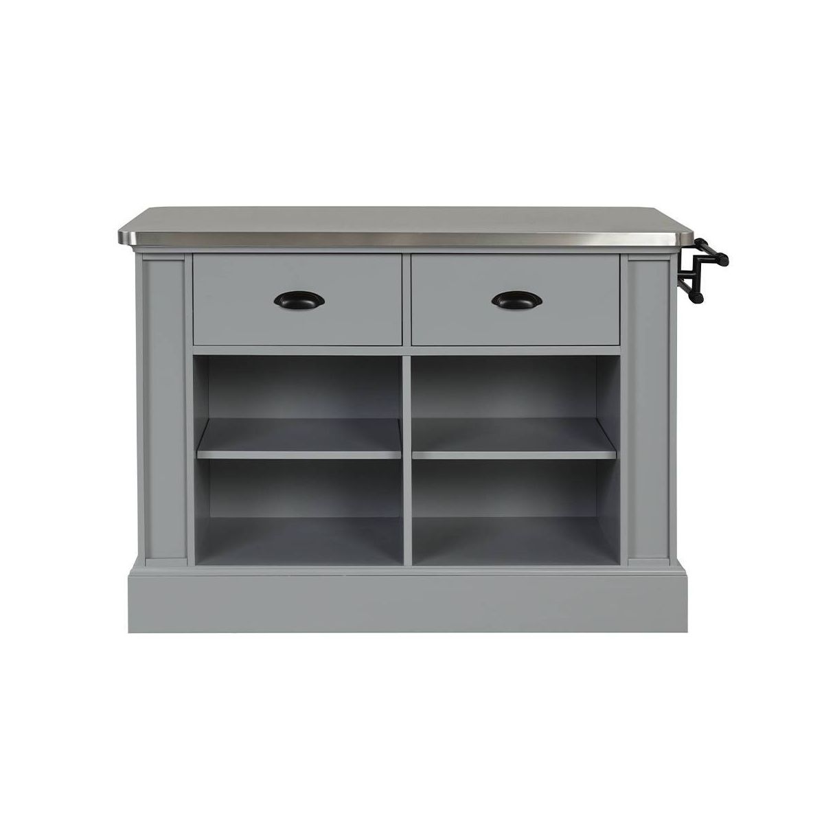 Acme Furniture Urrur Kitchen Island Gray Finish