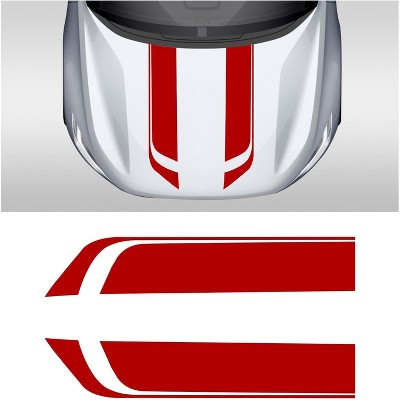 TruAIR Car Hood and Body Stripe Decal Sticker Universal Fit