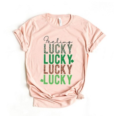Simply Sage Market Women's Feeling Lucky X 4 Short Sleeve Graphic Tee