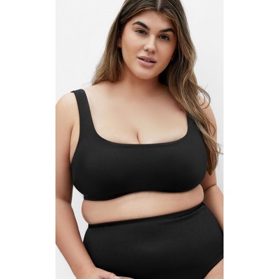 Women's Plus Size Vigo Underwire Bikini Top - black | CITY CHIC