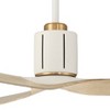 52" Casa Vieja Avo Matte White Indoor Ceiling Fan with Remote - 4 of 4