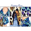 HAPPY BAY Women's Button Down Blouses Casual Beach Party Summer Button Up Short Sleeve Vacation Hawaiian Shirts Blouses for Women - 4 of 4