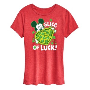Women's - Disney - Slice Of Luck Short Sleeve Graphic T-Shirt - 1 of 4