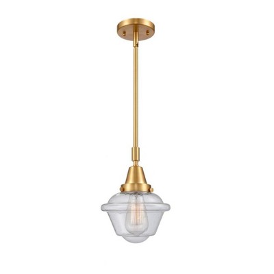 Oxford - 1 Light Stem Hung Mini Pendant In Traditional Style-9.13 Inches Tall and 7.5 Inches Wide