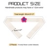 Unique Bargains Cute Flower Fashion Elegant Design Handmade Curtain Tiebacks 2 Pcs - 2 of 4