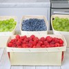 Cornucopia Brands 2QT Wooden Fruit Baskets, 4pk; Berry Vegetable Baskets for Crafts, Gifts, Farmers' Market - 2 of 4