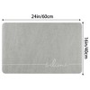 Unique Bargains Absorbent Quick Drying Non-Slip Rubber Backed Bath Mat 1 Pc - 4 of 4