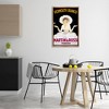 Stupell Industries Vermouth Vintage Lady Advertisement Black Framed Floater Canvas Wall Art - 2 of 4