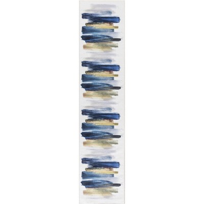 Nourison Washables Abstract Brushstroke Indoor Non-Skid Area Rug