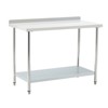 Commercial Worktable & Workstation Stainless Steel Work Table Heavy Duty Commercial Food Prep Work Table for Home, Kitchen, Restaurant - 4 of 4