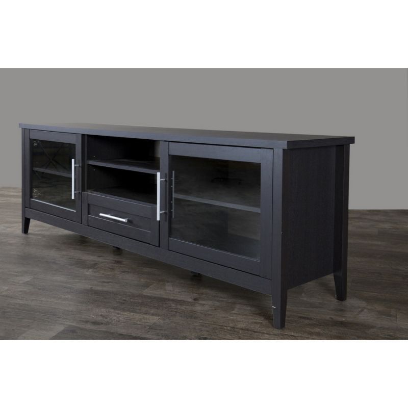 Espresso Finished 1 Drawer TV Stand for TVs up to 70&#34; Dark Brown - Baxton Studio, 4 of 7