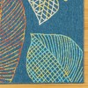 Gertmenian 6'5"x9'6" Jona Ananda Tropical Leaf Rug: Durable, Mold Resistant, UV Protected - 2 of 4