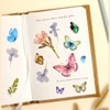 Wrapables Pressed Flower Themed PET Stickers for Scrapbooking, Journals, Stationery, DIY, Crafts, Water Bottles, Phones, Laptops (480pcs), 36 Sheets - 3 of 4