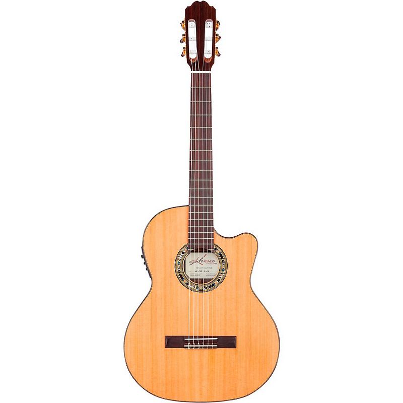 Kremona F65CW TL Thin Bodied Nylon-String Acoustic-Electric Guitar, 3 of 7