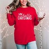 Simply Sage Market Women's Hello Christmas Trees Long Sleeve Garment Dyed Tee - 2 of 4