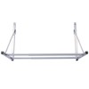 Wall-Mounted Folding Tire Storage, 30.5 - 50.5 Inch Wide Adjustable Tire Rack, 300lbs Capacity Overhead Garage Storage Rack For Garage Workshop Silver - 4 of 4
