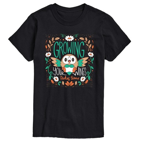 Men's - Pokémon - Rowlet Growing Your Wings Short Sleeve Graphic T-Shirt - image 1 of 3