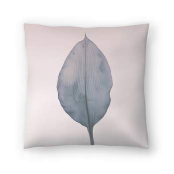 Pastel Pink Leaf By Tanya Shumkina Throw Pillow - Americanflat Botanical