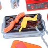 JuzToys Pretend Play Kitchen Set for Kids – Pretend Food Toys, Cooking Utensils, Kitchen Accessories, with Sound – Red - 4 of 4