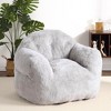 Large Bean Bag Chair for Adults, Lazy Sofa Upholstered Floor Sofa Soft Plush Chair Bean Bag Couch for Living Room Bedroom - 2 of 4