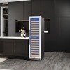 Kismile Beverage Refrigerator 18 inches 111 Bottles Dual Zone Built-in/Freestanding Can Cooler - 4 of 4