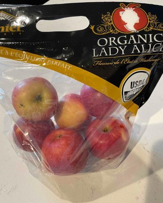 Fresh Organic Pink Lady Apples, 2 lb Pouch 