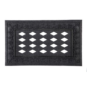 Evergreen Flag Embossed Fleur de Lis Sassafras Mat Tray - 1 of 4