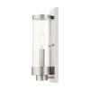 Livex Lighting Hillcrest 1 - Light Wall Light in  Brushed Nickel - 4 of 4
